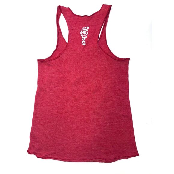 Light 'Em Up I'm On Fire Red Tank, Small, racerback, xtra soft eco-jersey #98269 - Picture 2 of 8